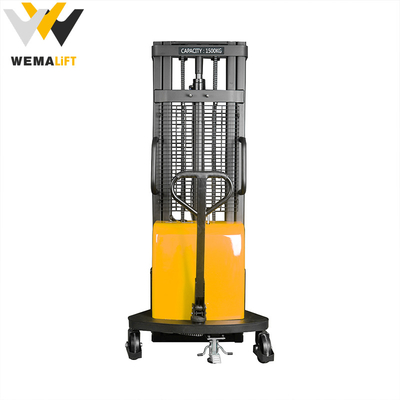 Wemalift 1500kgの油圧半電気スタッカー